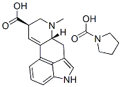 1-[(9,10-Didehydro-6-methylergolin-8β-yl)carbonyl]pyrrolidine Struktur