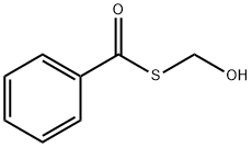 S-HYDROXYMETHYL THIOBENZOATE 化学構造式