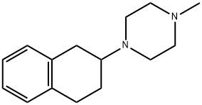 Piperazine, 1-methyl-4-(1,2,3,4-tetrahydro-2-naphthyl)- Struktur