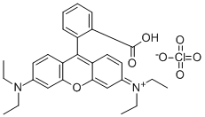 9-(2-carboxyphenyl)-3,6-bis(diethylamino)xanthylium perchlorate|