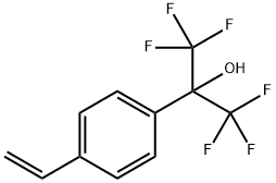 ALPHA,ALPHA-二(三氟甲基)-4-乙烯基苄醇 结构式