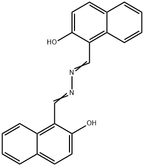 2-hydroxynaphthalene-1-carbaldehyde [(2-hydroxy-1-naphthyl)methylene]hydrazone Struktur