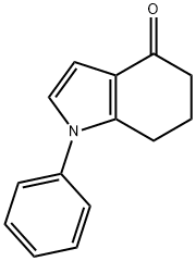6,7-二氢-1-苯基吲哚-4(5H)-ON,23870-03-3,结构式