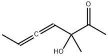 4,5-Heptadien-2-one, 3-hydroxy-3-methyl- (9CI) Struktur
