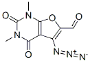 Furo[2,3-d]pyrimidine-6-carboxaldehyde,  5-azido-1,2,3,4-tetrahydro-1,3-dimethyl-2,4-dioxo- Structure