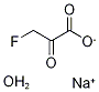 3-Fluoro-2-oxopropanoic acid, sodium salt monohydrate, 3-Fluoropyruvic acid, sodium salt monohydrate, 238754-68-2, 结构式