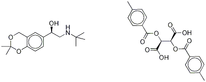 1,3-O-이소프로필리덴(R)-알부테롤(2S,3S)-디-O-톨루오일주석산염염