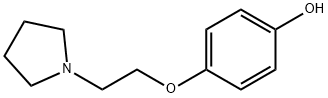 4-[2-(吡咯烷-1-基)乙氧基]苯酚, 23877-68-1, 结构式