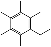 1-エチル-2,3,4,5,6-ペンタメチルベンゼン 化学構造式