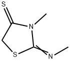 4-Thiazolidinethione,  3-methyl-2-(methylimino)- 化学構造式