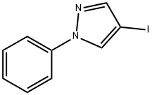 1-苯基-4-碘吡唑, 23889-85-2, 结构式