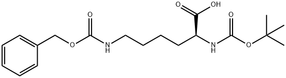 N-Boc-N'-Cbz-L-lysine Struktur