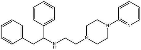 1-[2-[(1,2-Diphenylethyl)amino]ethyl]-4-(2-pyridyl)piperazine|