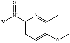 3-Methoxy-6-Nitro-2-Picoline 化学構造式