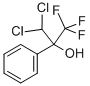 3,3-ジクロロ-1,1,1-トリフルオロ-2-フェニルプロパン-2-オール 化学構造式