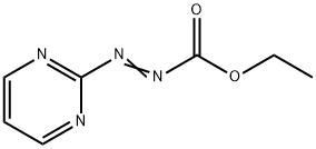 Diazenecarboxylic  acid,  2-pyrimidinyl-,  ethyl  ester  (9CI) Structure