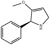 1H-Pyrrole,2,5-dihydro-3-methoxy-2-phenyl-,(2S)-(9CI) Structure