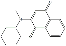 23913-60-2 2-[Cyclohexyl(methyl)amino]-1,4-naphthoquinone