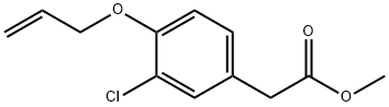 methyl [4-(allyloxy)-3-chlorophenyl]acetate,23918-07-2,结构式