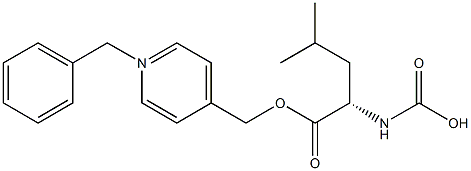 N-[(Benzyloxy)carbonyl]-L-leucine (4-pyridylmethyl) ester Struktur