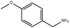 4-メトキシベンジルアミン 化学構造式