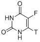 5-FLUOROURACIL, [6-3H]- Struktur