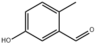 5-ヒドロキシ-2-メチルベンズアルデヒド 化学構造式