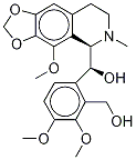 [S-(R*,S*)]-3,4-dimethoxy-alpha1-(5,6,7,8-tetrahydro-4-methoxy-6-methyl-1,3-dioxolo[4,5-g]isoquinolin-5-yl)-o-xylene-alpha,alpha'-diol 结构式