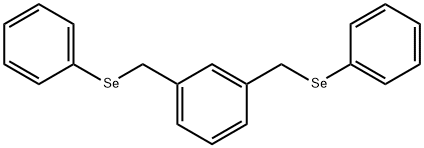 1,3-Bis[(phenylseleno)methyl]benzene Struktur