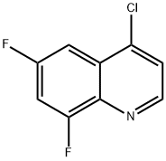 4-CHLORO-6,8-DIFLUOROQUINOLINE Struktur
