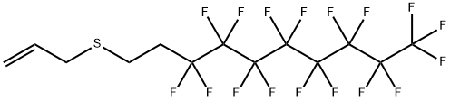 2-(PERFLUOROOCTYL)ETHYL ALLYL SULFIDE Struktur