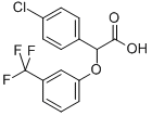 4-CHLOROPHENYL-[3-(TRIFLUOROMETHYL)PHENOXY]ACETIC ACID,23953-40-4,结构式