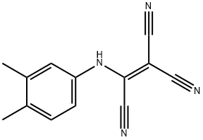 2-(3,4-キシリジノ)-1,1,2-エテントリカルボニトリル 化学構造式