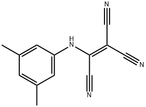 2-(3,5-Xylidino)-1,1,2-ethenetricarbonitrile Structure