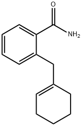 2-(1-Cyclohexen-1-ylmethyl)benzenecarboxamide,23966-64-5,结构式