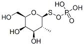 methyl beta-D-thiogalactopyranoside phosphate Structure