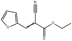 2-CYANO-3-FURANE-2-YL-ACRYLIC ACID ETHYL ESTER Structure