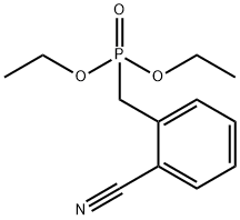 (4-CYANOBENZYL)PHOSPHONIC ACID DIETHYL ESTER Structure