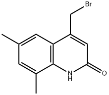 4-bromomethyl-6,8-dimethyl-2(1H)-quinolone Structure