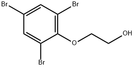 2-(2,4,6-トリブロモフェノキシ)エタノール 化学構造式