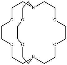 4,7,13,16,21,24-六氧-1,10-二氮双环[8.8.8]二十六烷 结构式