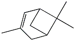 (-)-3,6,6-Trimethylbicyclo[3.1.1]hept-2-ene,23978-81-6,结构式