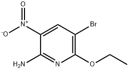 5-溴-6-乙氧基-3-硝基吡啶-2-胺, 239791-62-9, 结构式