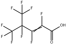 PERFLUORO(4-METHYLPENT-2-ENOIC ACID), 239795-58-5, 结构式