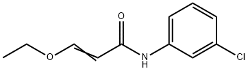 N-(3-CHLORO-PHENYL)-3-ETHOXY-ACRYLAMIDE,23980-99-6,结构式