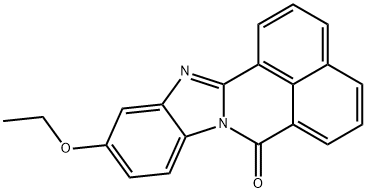 11-乙氧基-7H-苯并咪唑并[2,1-A]苯并[DE]异喹啉-7-酮,23986-04-1,结构式