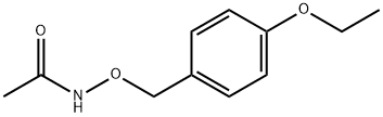 N-[(4-ethoxyphenyl)methoxy]acetamide Struktur