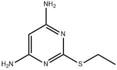 2 ETHYLMERCAPTO-4,6-DIAMINOPYRIMIDINE Structure