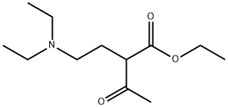 ethyl 2-[2-(diethylamino)ethyl]acetoacetate Structure