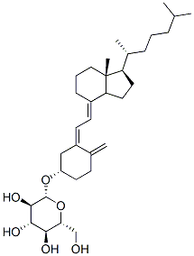 vitamin D3 3 beta-D-glucopyranoside,24003-73-4,结构式